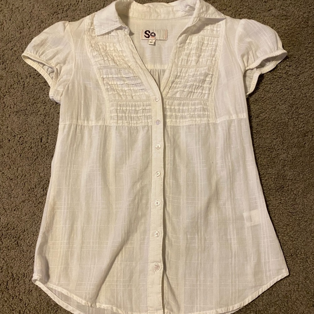 So white button down